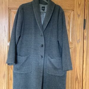 Eileen Fisher Gray Coat/Alpaca